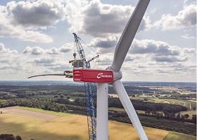 Nordex's largest wind turbine N149 installed 