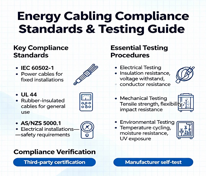 Energy Cabling Compliance Standards & Testing Guide