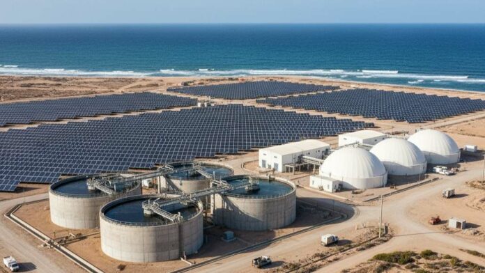 solar energy, desalination, water security, renewable technology