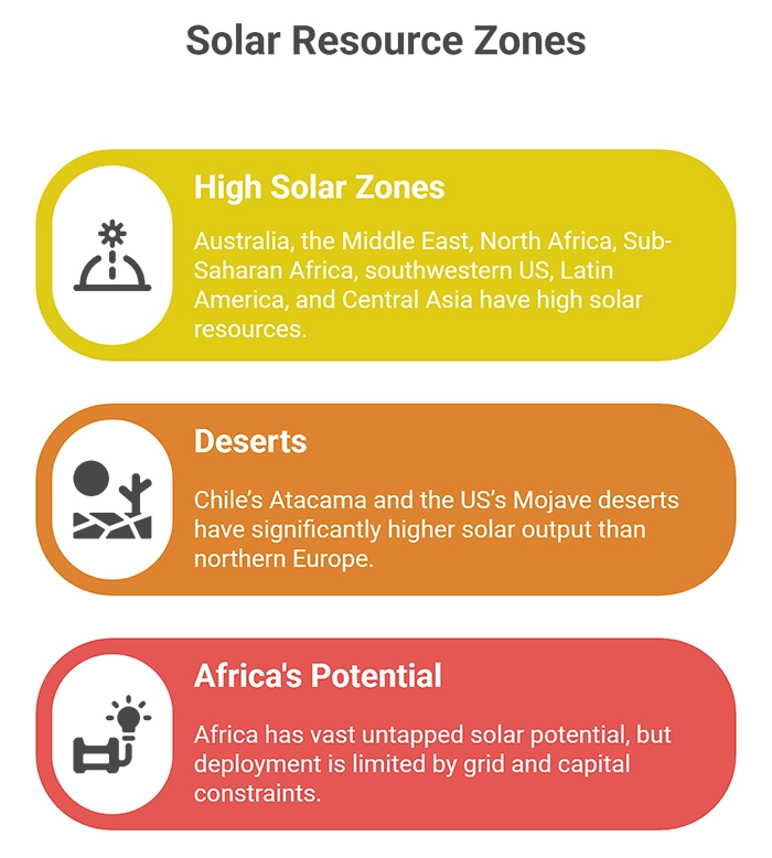 Global Solar Potential: Regional Resource and Promise