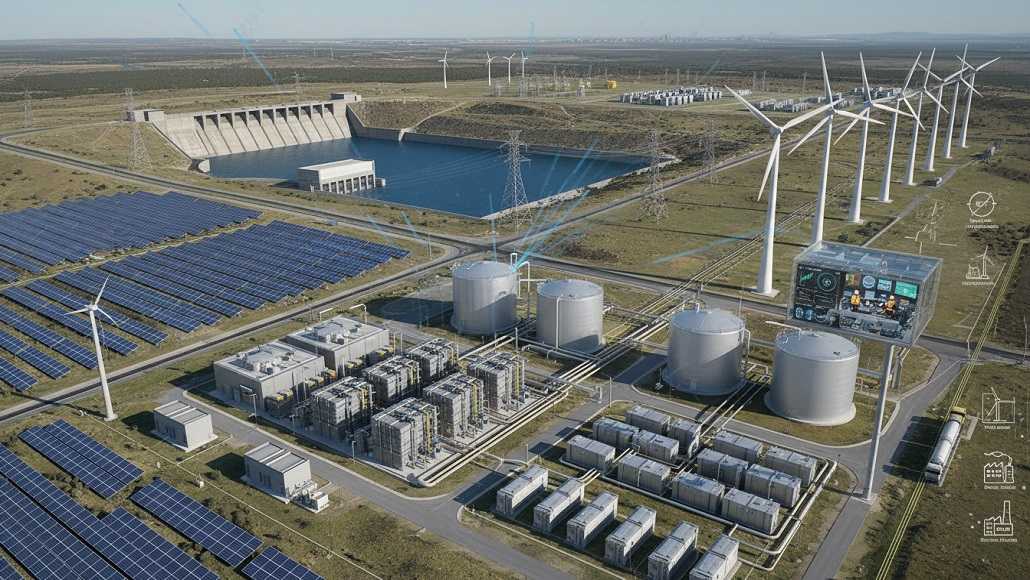 integrating renewable energy into large scale hydrogen production