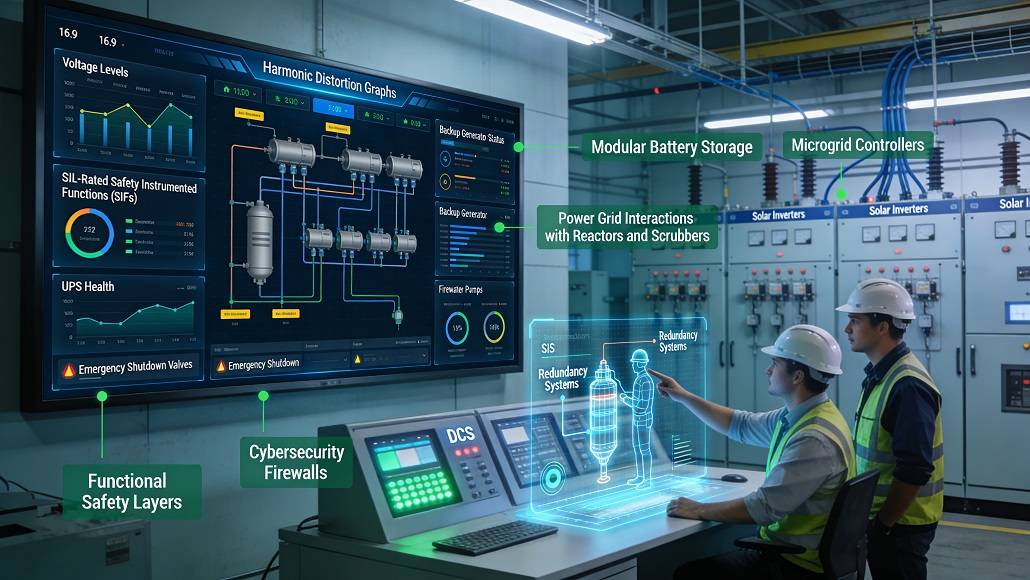 process safety integration modern power infrastructure