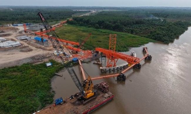 Construction of MBJ Jetty well underway and nearing completion