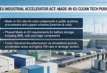 EU Industrial Accelerator Act Targets Solar, Battery Supply Industrial Accelerator Act