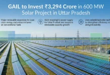 India Advances GAIL Solar Project Worth Rs 3,294 Crore in UP GAIL Solar Project