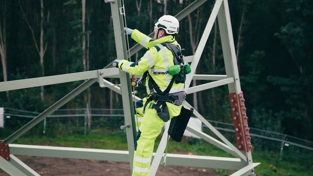 engineered fall protection power transmission