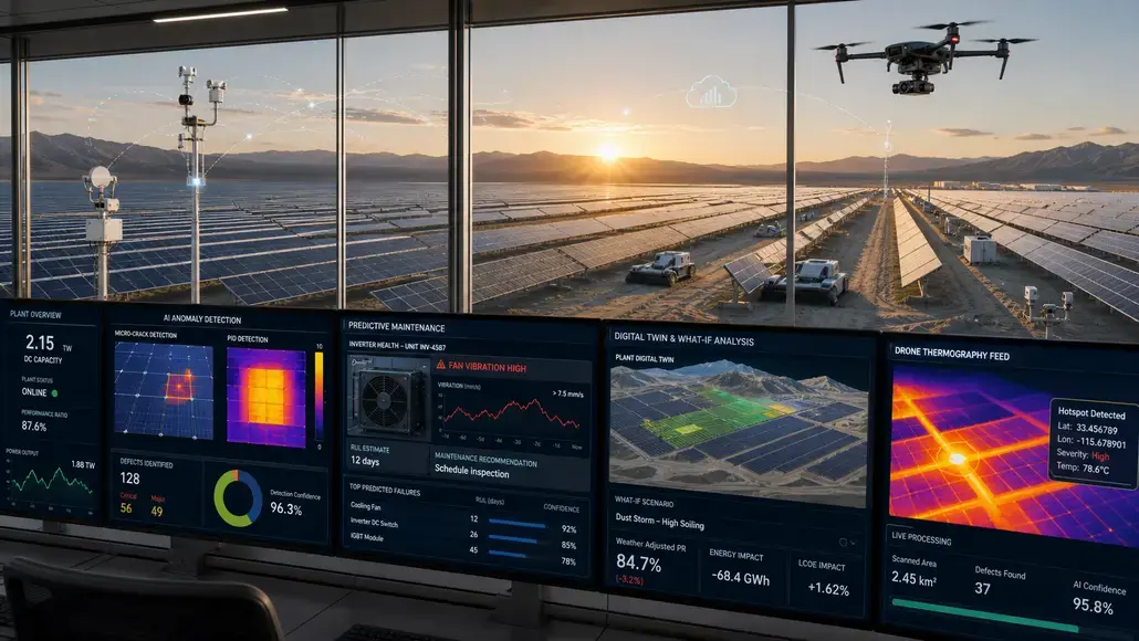 AI solar monitoring systems