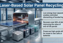 TNO Unveils Laser Method to Dismantle and Recycle Solar Panels, Recovering Over 99% of Silver and High-Grade Silicon Solar Panel Recycling