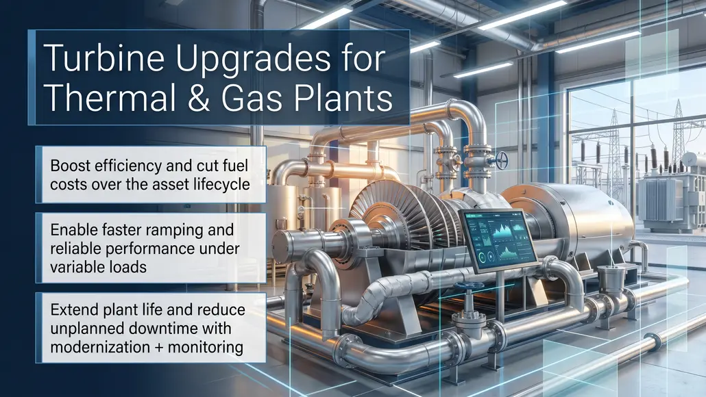 Turbine Upgrades in Thermal Gas Plants