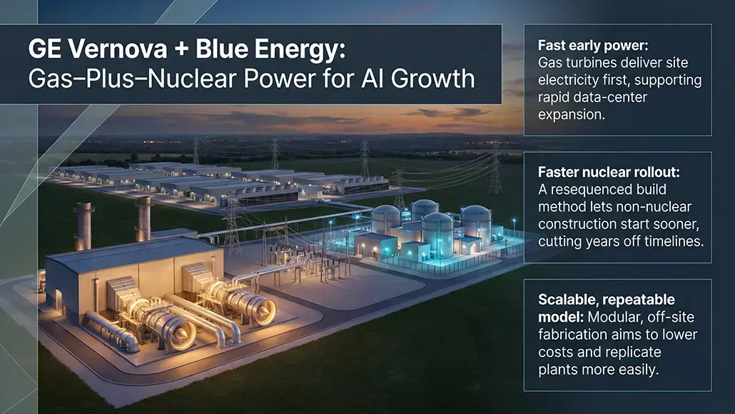 gas plus nuclear plant