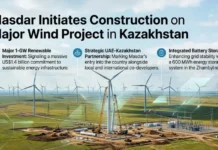 Masdar Initiates Construction on Major Wind Project in Kazakhstan Kazakhstan wind farm