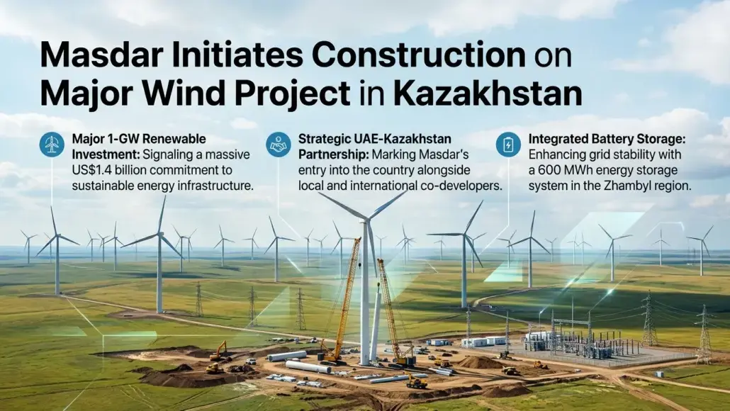 Kazakhstan wind farm