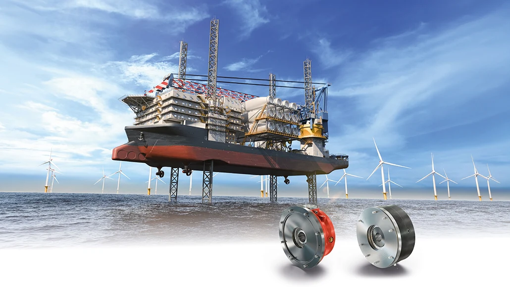 Heavyduty safety brakes for cranes and maritime use