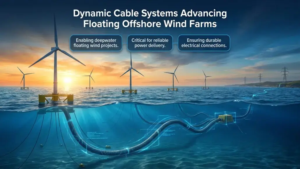 Dynamic Cable Systems Advancing Floating Offshore Wind Farms