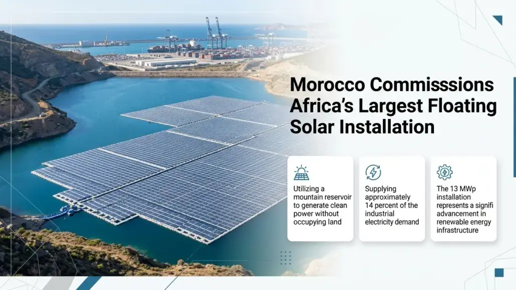 Morocco Commissions Africa's Largest Floating Solar Installation
