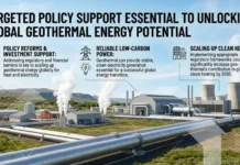 Targeted Policy Support Essential to Unlocking Global Geothermal Energy Potential Targeted Policy Support Essential to Unlocking Global Geothermal Energy Potential