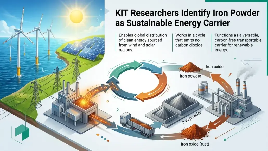 KIT Researchers Identify Iron Powder as Sustainable Energy Carrier
