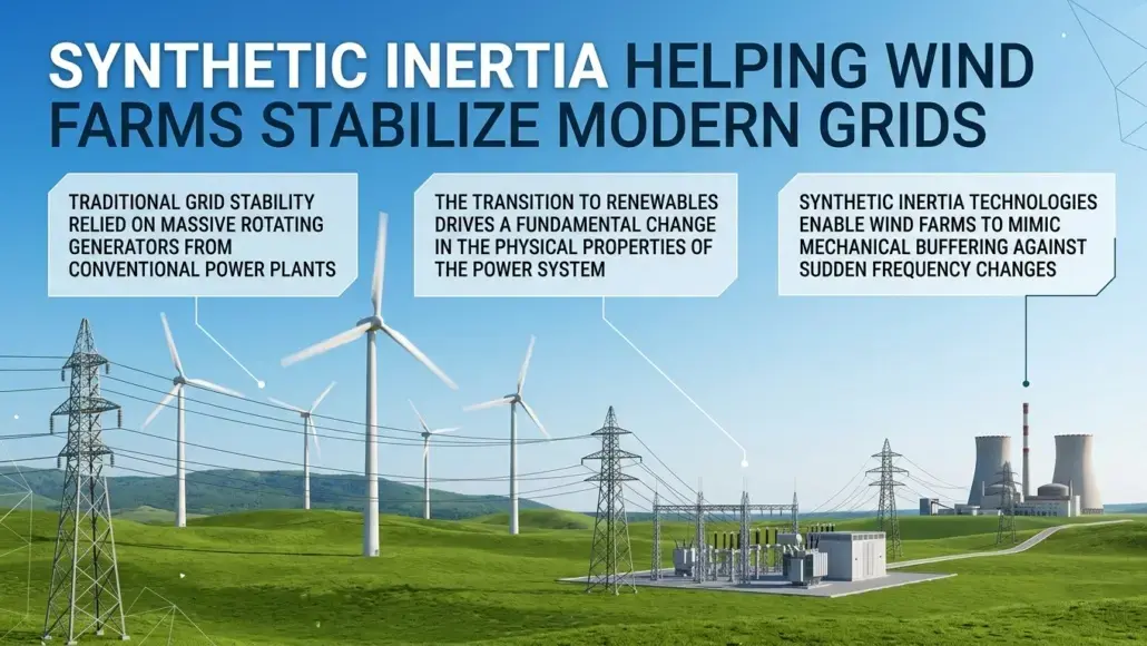 Synthetic Inertia Helping Wind Farms Stabilize Modern Grids