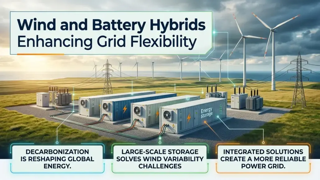 Wind and Battery Hybrids Enhancing Grid Flexibility