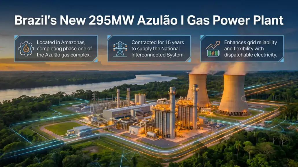 Eneva and GE Vernova Launch 295 MW Gas Plant in Brazil