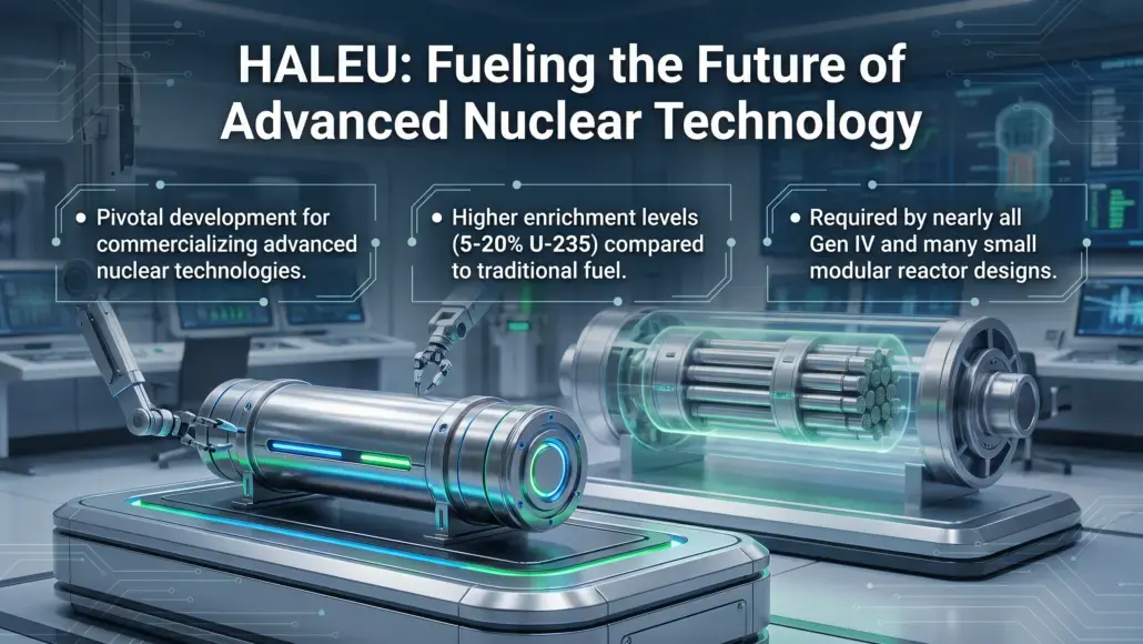 HALEU Fuel as a Key Enabler for Advanced Reactors
