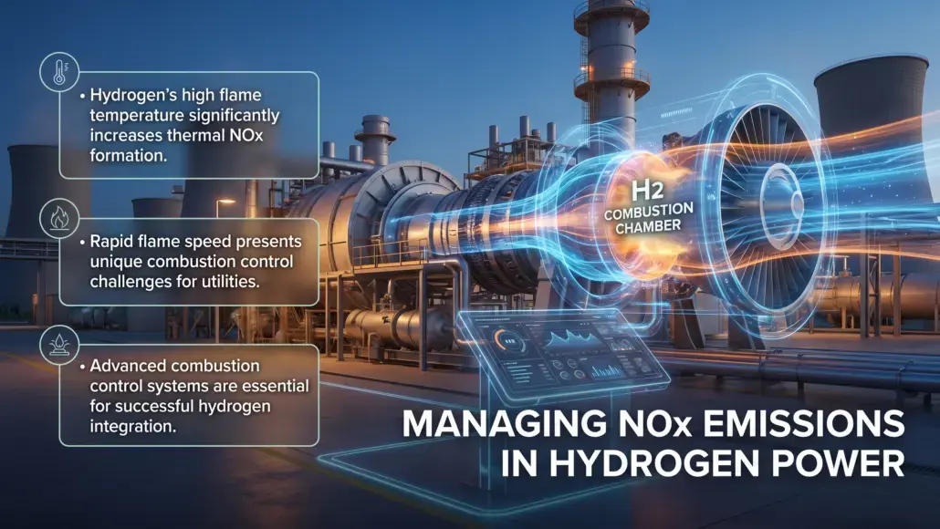 Hydrogen Combustion Control Systems Managing NOx in Power Generation