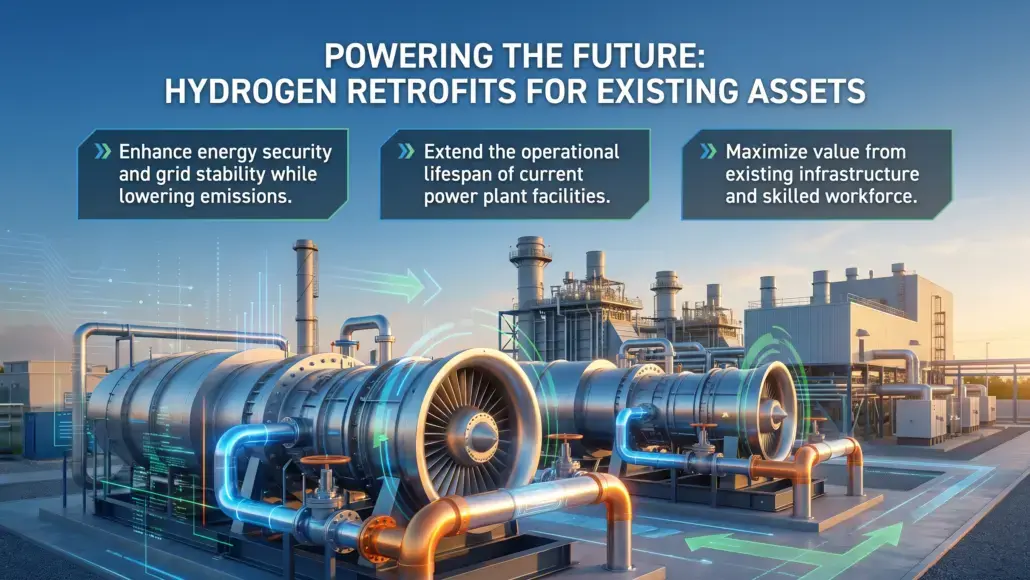 Hydrogen Turbine Retrofit Technologies Extending Existing Power Plant Assets