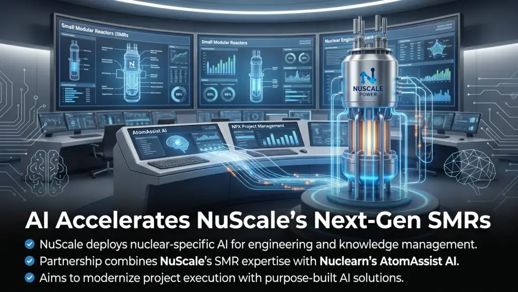 NuScale Power Deploys AI to Accelerate Next-Generation Nuclear SMRs