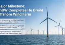 EnBW Completes Installation of Turbines at He Dreiht Offshore Wind Farm EnBW Completes Installation of Turbines at He Dreiht Offshore Wind Farm