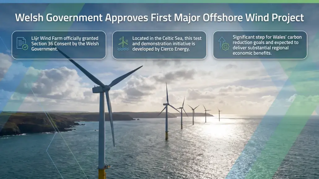 Welsh Government Approves First Major Offshore Wind Project