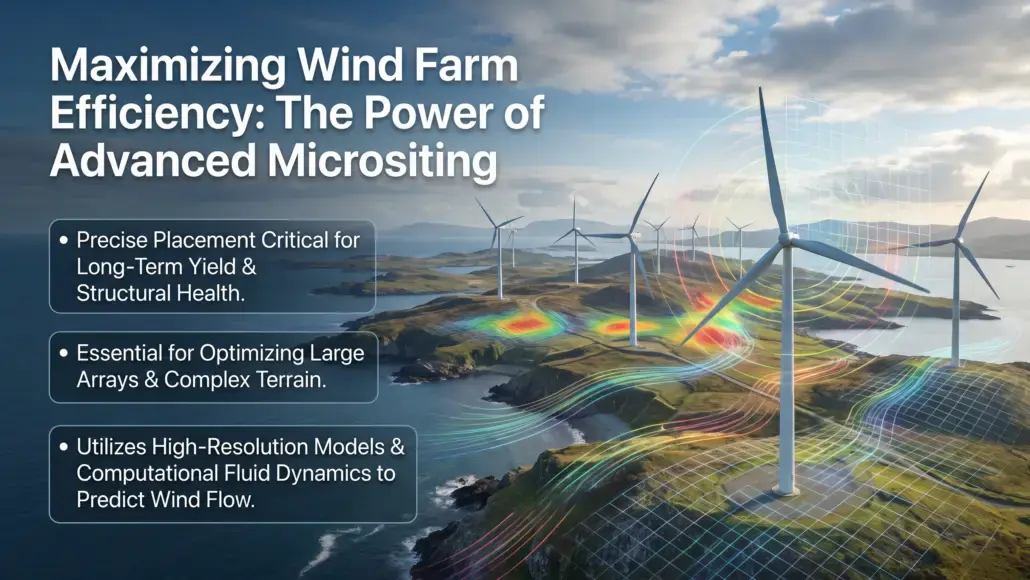 Wind Farm Micrositing Technologies Optimizing Site-Specific Generation