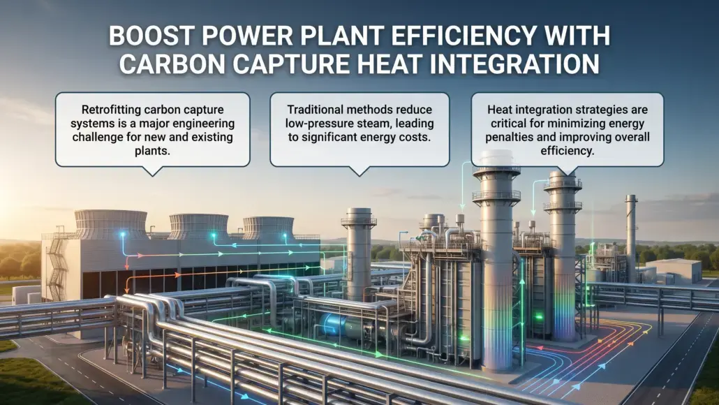 Carbon Capture Heat Integration Improving Power Plant Efficiency