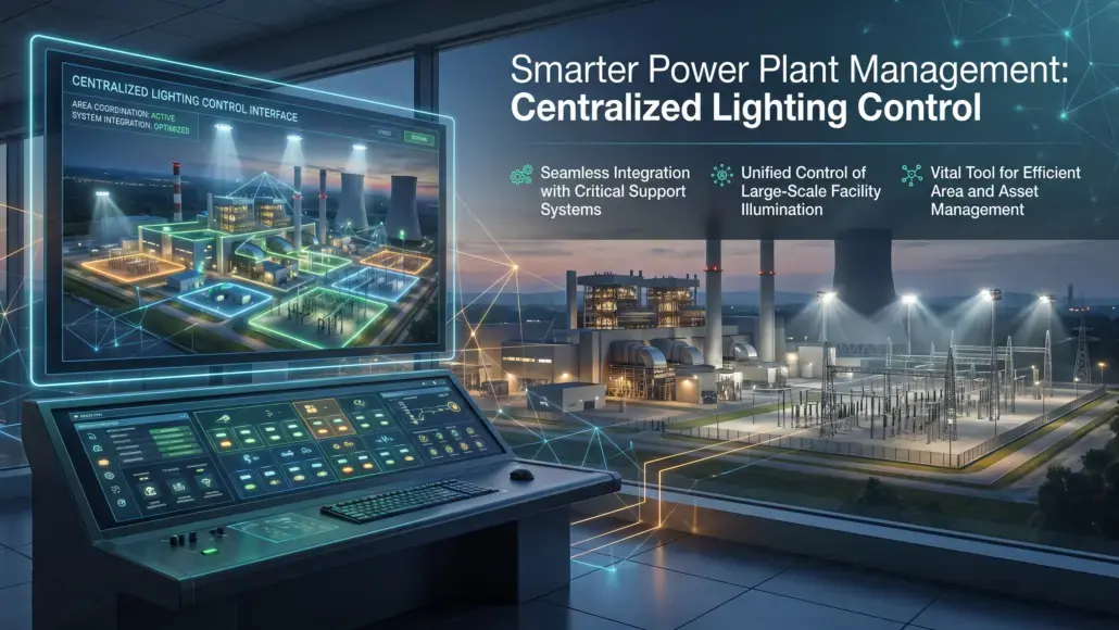 Centralized Lighting Controls Improving Power Plant Management