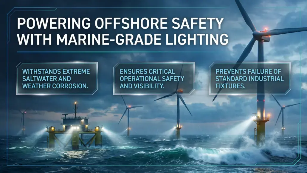 Marine Grade Lighting Supporting Offshore Power Infrastructure