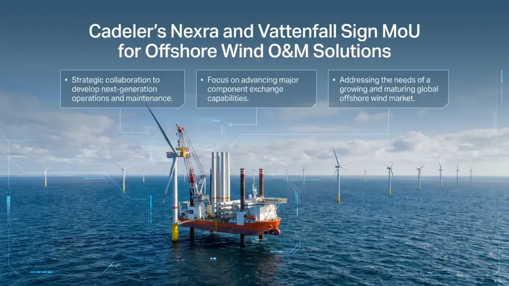 Nexra and Vattenfall Partner on Offshore Wind O&M