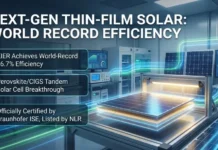KIER Sets World Record in Perovskite/CIGS Tandem Solar Cell Efficiency at 26.7% KIER Sets World Record in Perovskite/CIGS Tandem Solar Cell Efficiency at 26.7%