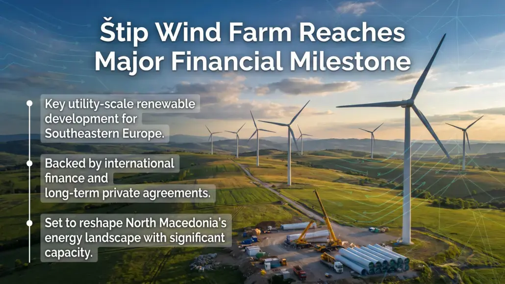 Štip Wind Farm Powers North Macedonia's Renewable Energy Ambitions