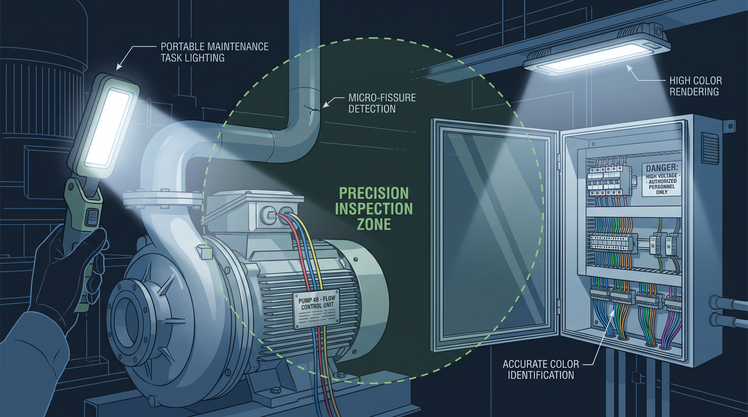 Technical Lighting Systems Infographic