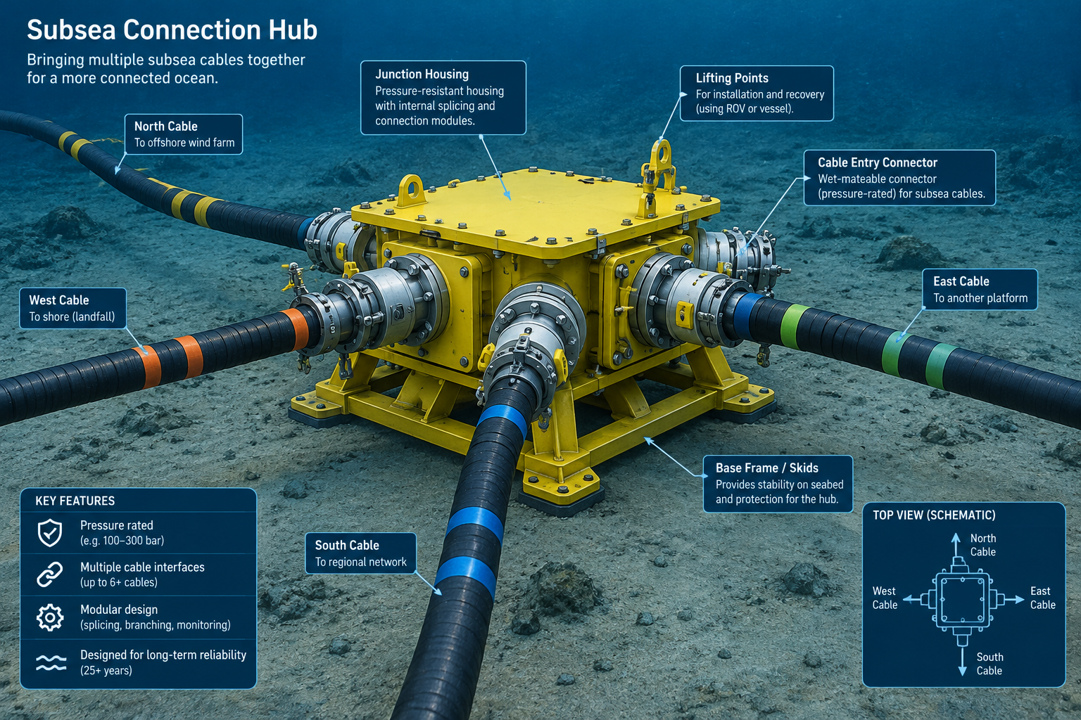 Grid Transmission Infographic