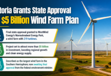 Victoria Grants Approval for USD 5 Billion Wind Farm Plan