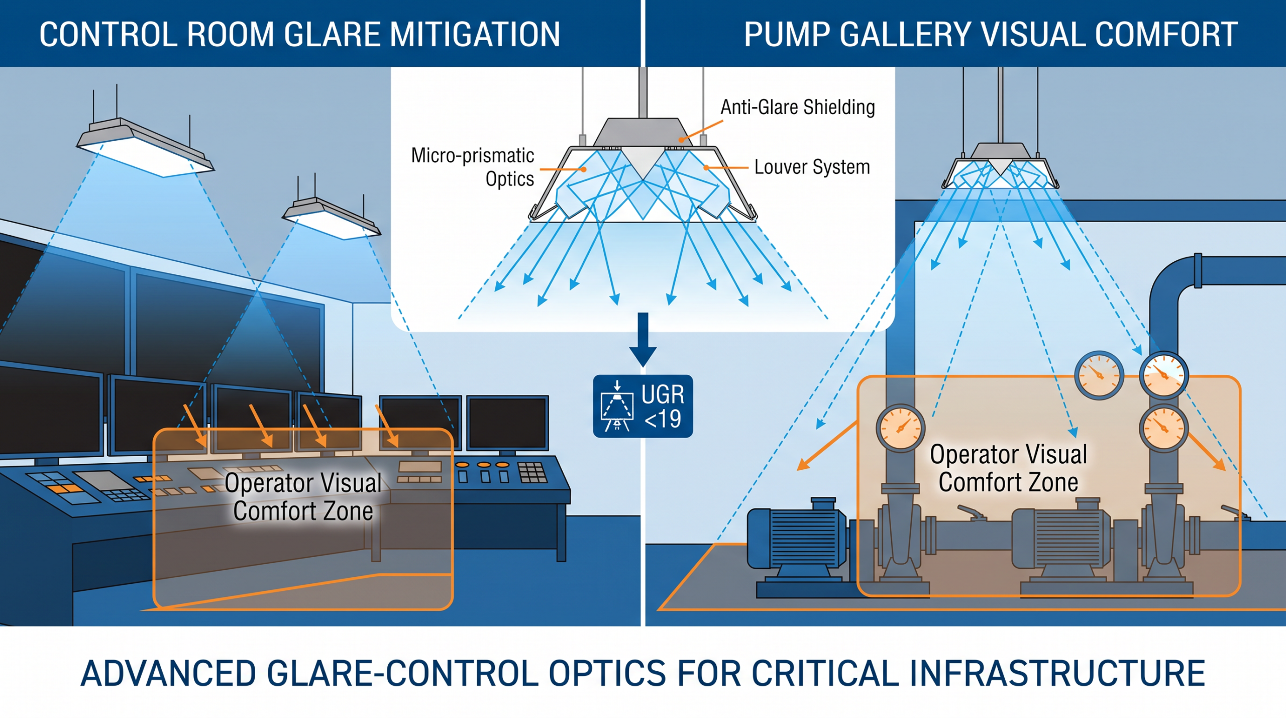 Glare-Control Optics Infographic