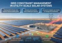 Grid Constraint Management in Utility-Scale Solar Systems Grid Constraint Management in Utility-Scale Solar Systems