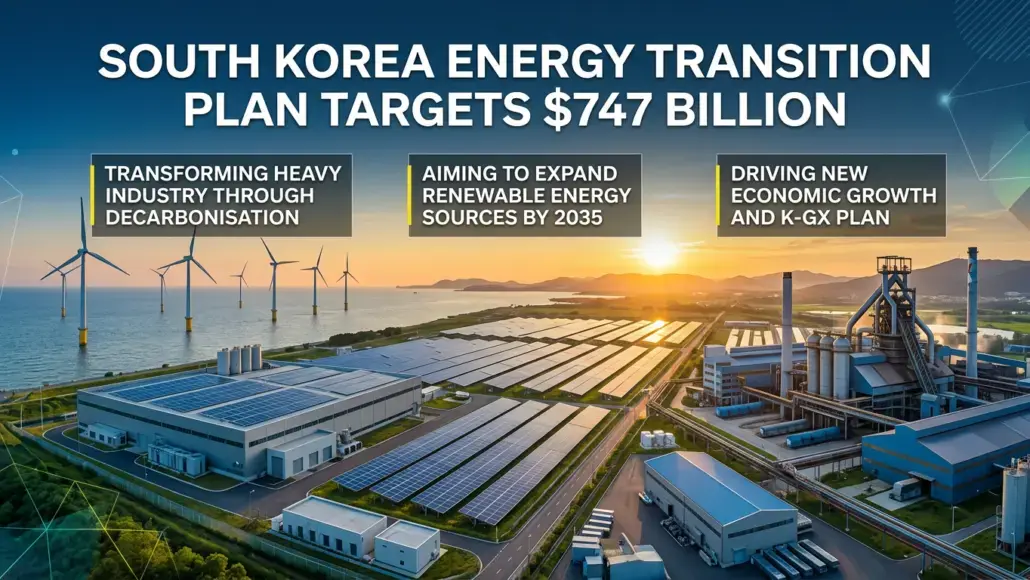 South Korea Energy Transition Plan Targets $747 Billion