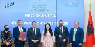 Bechtel Signs Contract with Albanian Government for Skavica Hydro Project