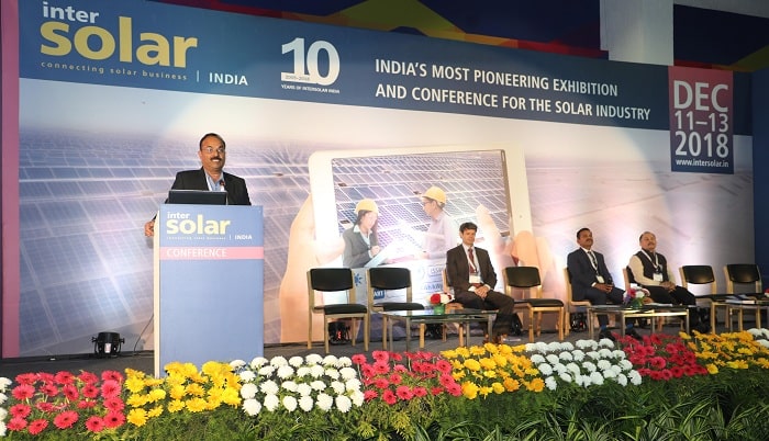 The parallel events Intersolar India, ees India and Power2Drive India Welcome Attendees to the 1st The smarter E India in Bangalore