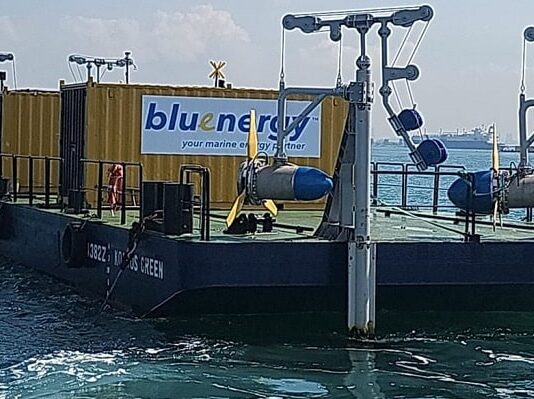Singapore-owned Bluenergy Solutions launches its tidal energy Proof of Value project off Raffles Lighthouse