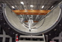 GE Renewable Energy launches second 107-meter wind turbine blade mold at its Cherbourg factory, France